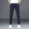 Mannen Broek 6 Kleuren 95% Katoenen Broek Lente Zomer Klassieke Soild Business Stretch Slim Fit Casual Pantalones Hombre