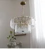 Pendant Lamps American Retro Handmade Glass Chandelier Light Luxury Style Modern Living Room Bedroom Dining Lamp