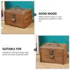 Gift Wrap Decorative Box Retro House Decorations For Home Jewelry Storing Treasure Old Storage Organizer