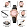 Relojes de pulsera SKMEI Fashion Light Luxury Ladies Watch Shine Natural Mother Shell Dial Impermeable Acero inoxidable Tendencia Cuarzo 1978