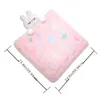 Cute Pet Bed With Stars Pattern, Quilt Shaped Pet Sleep Bed For Small Dogs & Cats, Creative Pet Mat