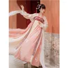 Abbigliamento da palcoscenico Costume da danza popolare cinese Abbigliamento Kimono tradizionale Gonna ad ala grande da fata Set di abiti da Hanfu con ricamo patchwork femminile