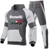 Survêtements pour hommes Benelli TRK 502X 2023 décontracté coton Sportswear sweat pull mode pantalons de survêtement printemps et automne 2 pièces ensemble