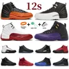 12 basketskor 12s Black Wolf Grey Brilliant Orange Cherry Playoffs High Royalty Black Taxi University Blue Twist Stealth Field Purple Dark Grey Sport Sneakers