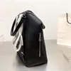 Nueva mochila unisex de moda, mochila para hombre, mochila súper popular, línea de mochila, diseño de forro textil de piel de becerro 40X30