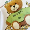 Дизайнерские детские детские малышки роскошные топы классическая детская рубашка детская детская одежда мультфильм печать футболка для детской одежды