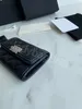 2023Luxury العلامة التجارية CC Wallet Cardholder Classic Design Caviar Caviar Cattle Pickup