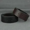 Belts Customized High Quality No Buckle Belt Men Fashion Wide Cowskin Black Waist Straps Coffee Casual Waistband