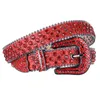 Bälten 2023 BLING Western Punk Cowboy Cowgirl Rhinestones High QualityDiamond Crystal Studded Belt for Jeans Women Man