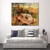 Modern landskap Canvas väggkonst Liggande kvinnor Pierre Auguste Renoir målningar Handgjorda hög kvalitet