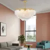 Lampade a sospensione Luci moderne Metallo Arte Vetro Soggiorno Ramo di un albero Lampada a sospensione Accessori da cucina Decorazione Soffitto Lustre Fixtures