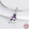 925 Серебро для Pandora Charms Jewelry Beads Bracelet Bracelet Witch Skeleton Paepot Jack Pendant Charm Set