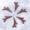 Depolama Şişeleri Şube Boynuzları Kardan Adamın El Dekoru Noel Dekorasyonu Diy Süs Zanaat Süslemeleri