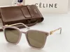 Realfine 5A lunettes Cline CL4S187 Cat Eye S187 lunettes de soleil de luxe pour homme femme avec lunettes boîte en tissu CL4S188