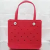 Fashion Women designer Eva Bogg Bag Luxury Tote Large Shopping Basket Torby Lady Storage Zmywalna plaża Silikonowe torby bagienne Torebka Eco Jelly Cukierki portfele