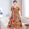 Robes de soirée été robe d'été Vintage 2023 décontracté coton et lin pour femme vêtements lâche élégant mode Boho robe