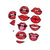 Gift Wrap 50sets Smiling Lip Scrapbook Stickers For Clothes Suitcase Laptop Diy Decorative Crafts Mask Decoration