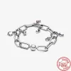 Для Pandora Charms подлинные 925 серебряных бусин My ​​Love Starfish flamingo ласточка мир компас мини -свисание бусинка