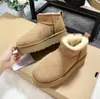 Botas femininas de design de botas de inverno com plataforma para homens couro legítimo pele quente no tornozelo botas luxuosas