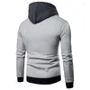 Herren Hoodies Frühlings- und Herbsturlaub Zwei Sport -Strickjacke Hoodie