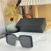 Mode Top BB Sonnenbrille Buchstabe B Paris Marke B einteilige Linsensonnenbrille weiblicher Stil INS gleiche großzügige Rahmensonnenbrille männlich BB0081 mit Originalverpackung