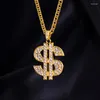 Hänge Halsband Mode Dollar Chain Halsband Hip Hop Street Music Holiday Logo Tröja