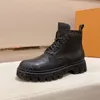 Luxe hommes classiques bottes Chelsea en cuir de veau Martin bottes haut mode caoutchouc semelle extérieure antidérapante bottines boîte d'origine