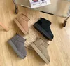 2023 Ultra Mini Boot Designer Womans Plattform Schneestiefel Australien Pelz Warme Schuhe Echtes Leder Kastanie Knöchel Flauschige Booties für Frauen