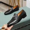 Haute qualité 2023 hommes chaussures habillées décontracté marche appartements doux hommes marque Designer fête mariage affaires Oxfords taille 38-44