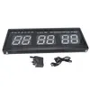 ساعات الحائط كبيرة جامبو الرقمية الرقمية LED Clock Desk Desk Calendar DETARED RAMIALITY DATE