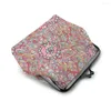 Borse da sera Boho Flower Pattern Portamonete da donna Lady Retro Vintage Piccolo portafoglio Hasp Pochette in pelle PU