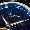 Relojes de pulsera Movimiento de gaviota Azul San Dial Tourbillon Reloj mecánico Hombres Luminoso a prueba de agua Moda elegante