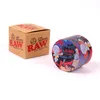 Raw zinc alloy Grinders 50mm Tobacco Grinder Smoking Tool Accessroies herb 4 Layers Herbs Crusher Colorful Metal Abrader