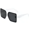 Neue 018 Sonnenbrille mit großem Rahmen, modische Brille mit quadratischem Rahmen