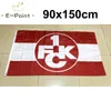 Drapeaux de bannière 1.FCK 3ft * 5ft 90 * 150cm Décorations de Noël pleine grandeur pour la maison Drapeau Bannière Cadeaux 230707