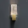 Wandlamp Moderne Kristallen LED Eenvoudige Koperen Blaker Luxe Living Eetkamer Achtergrond Licht Slaapkamer Decor Armaturen