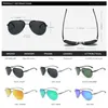 Sunglasses AOWEAR Classic Retro Aviation Polarized Men Aluminum Vintage Rimless Sun Glasses Brand Designer Pilot Goggles Eyewear 230707