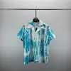 2 męskie markowe koszule letnie krótkie rękawy koszule na co dzień moda luźne koszulki polo styl plażowy oddychające koszulki koszulki ClothingQ261