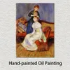 Famous Paintings by Pierre Auguste Renoir The Coiffure Impressionist Landscape Hand Painted Oil Artwork Home Decor