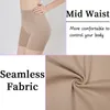 Women's Shapers KIWIRATA Seamless Women Middle Waist Control Panties Tummy Shaper Slimming Underwear BuLifter Shapewear Breathable Body