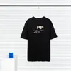 BLCG LENCIA 2023 Sommar Nytt 250g 100% bomull T-shirt Herr Högkvalitetstryck Färg Drop Sleeve Lösa Tshirts Oversize Toppar 202391