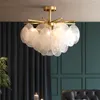 Lampade a sospensione Luci moderne Metallo Arte Vetro Soggiorno Ramo di un albero Lampada a sospensione Accessori da cucina Decorazione Soffitto Lustre Fixtures