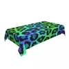 Tafelkleed Blauw Groen Luipaard Dier Tafelkleed Print Picknick Polyester Hoes Vintage Bescherming Custom