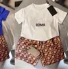 Luxusdesignerin Baby Kids Clothing Sets Girls Kleider Jungen Sporty Suits Childrens Classic Brand Cloth Jacke Mode Kleidung Sommer T -Shirt