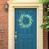 Fleurs décoratives Berry Ring Wreath All Season For Festival Exquis Easter Floral Leaves Front Door Walls Cheminée Table