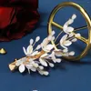 Hair Clips Wedding Hairpin For Women Flower Crystak Barrettes Fashion Daily Headdress Charm Bride Tiaras Headpiece Jewelry