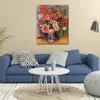 Toile Art Bouquet Pierre Auguste Renoir Painting d'huile Replias Handmade Bathroom Wall Decor High Quality