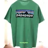 Camisetas masculinas de grife com estampa de letras multicoloridas para homens e mulheres casual casal solto camiseta de manga curta branco laranja borgonha amarelo verde azul marinho azul claro t-shirts