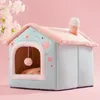 Dessin animé Four Seasons Universal Pet House Cat Bed Winter Warme