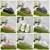 pantoufles de créateurs de luxe femmes marque chaussures diapositives glisser sur des pantoufles filles 60mm recouvert de toile sandales à semelle épaisse en cuir véritable et boîte à poussière Meilleure qualité